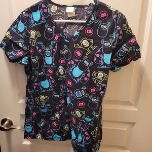 Scrubstar, Disney Pixar Monster Inc. Scrub top -M